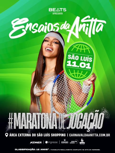 Cartaz do evento Ensaios da Anitta